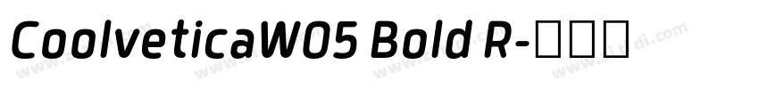 CoolveticaW05 Bold R字体转换 CoolveticaW05 Bold R字体转换